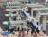 서울세종고속도로 건설현장 교량 구조물 붕괴