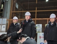 사과하는 송치영 포스코이앤씨 사장